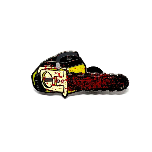 Collectible Bloody Hard Enamel Chainsaw Pin