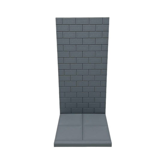Diorama Exterior Scenery Brick Wall & Side Walk Graffiti Art Figure Display 4L X 8T
