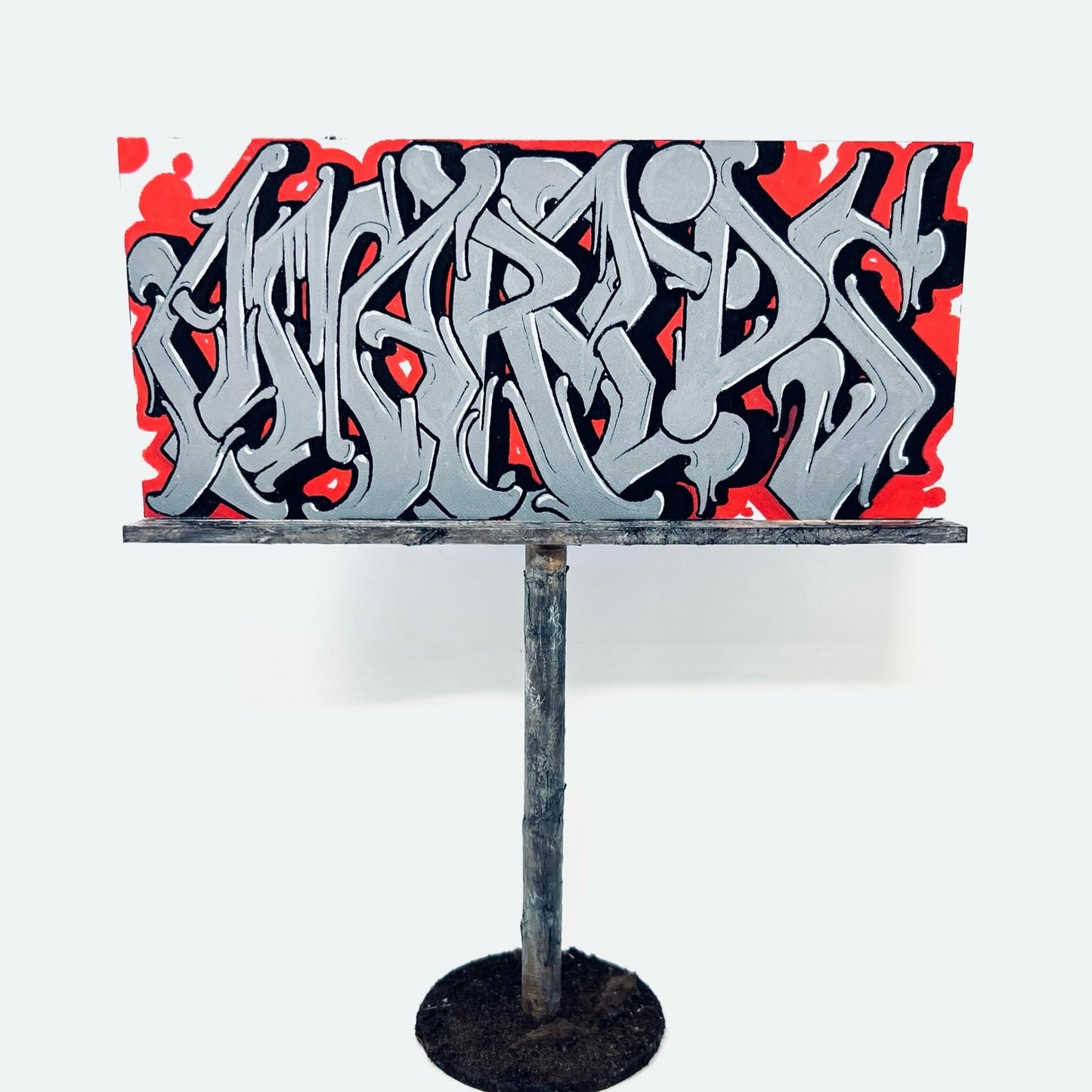 Amaroids Custom Graffiti Diorama Billboard