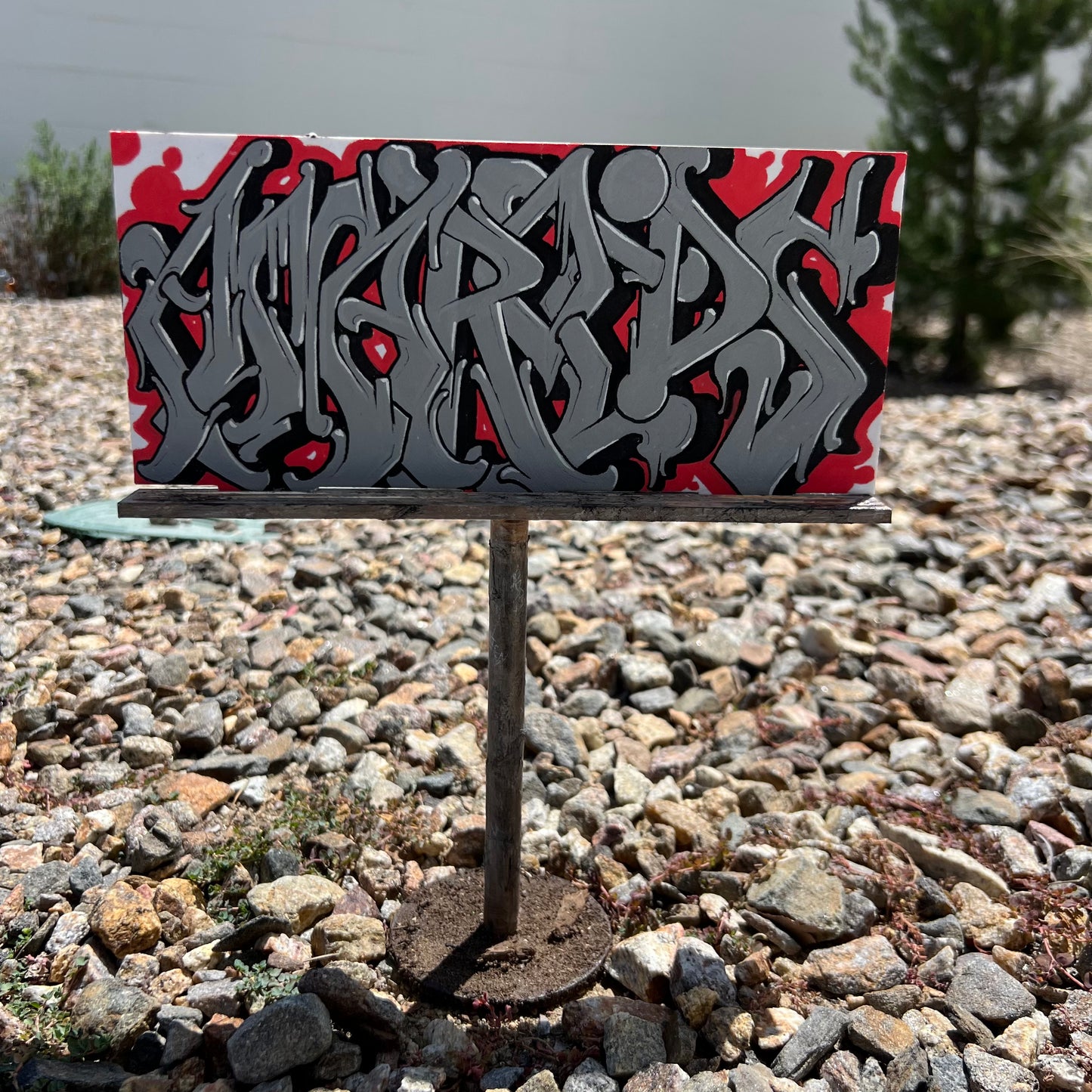 Amaroids Custom Graffiti Diorama Billboard