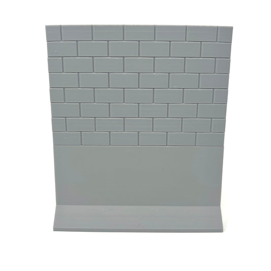 Diorama Exterior Scenery Brick Wall & FWY Barrier Graffiti Art Figure Display 6L X 7T