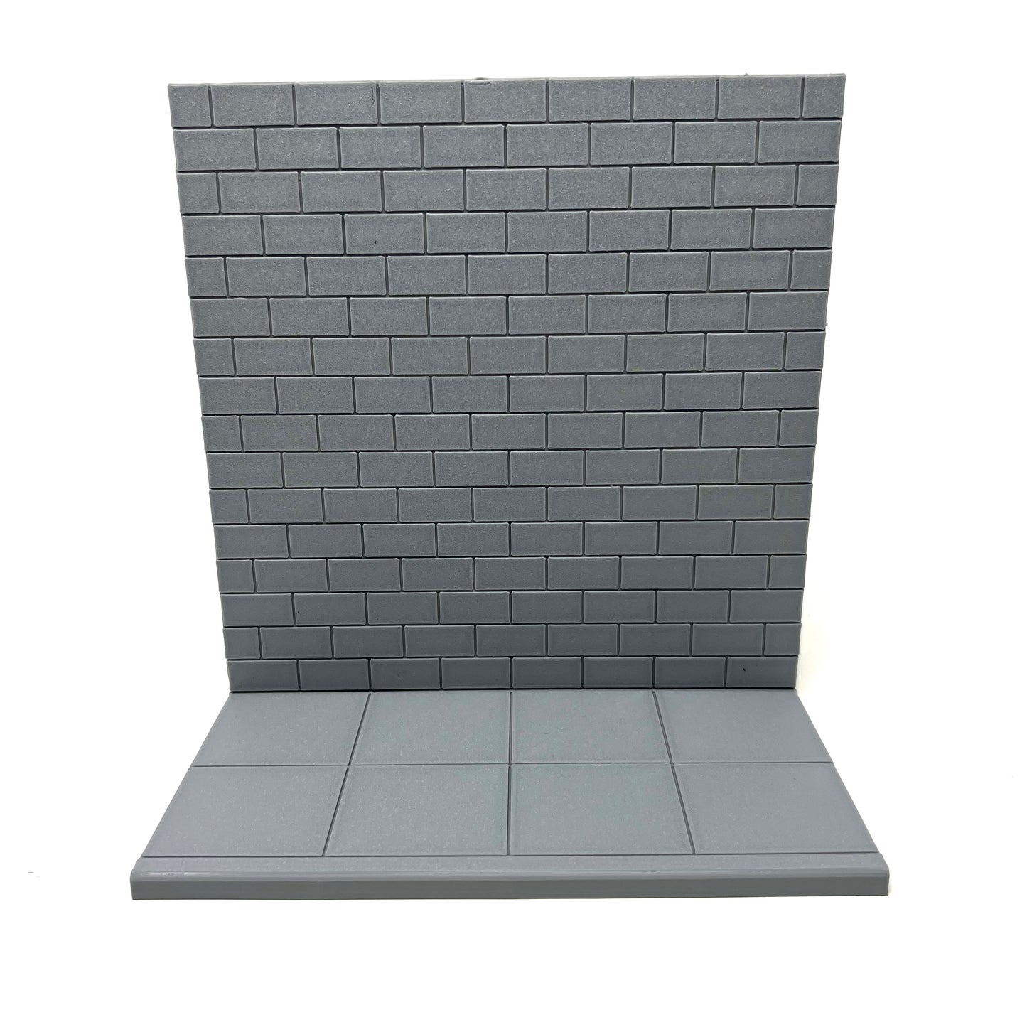 Diorama Exterior Brick Wall & Side Walk Graffiti Art Figure Display