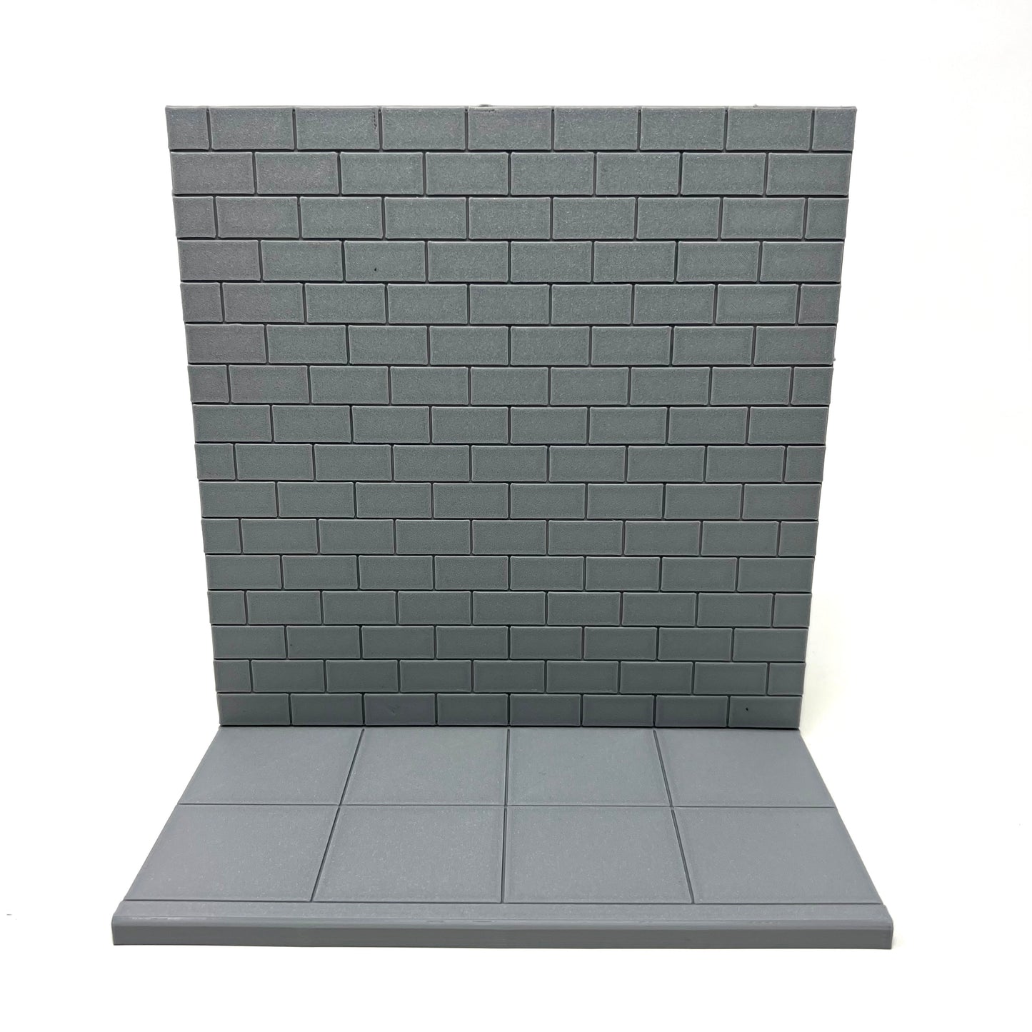 Diorama Exterior Brick Wall & Side Walk Graffiti Art Figure Display