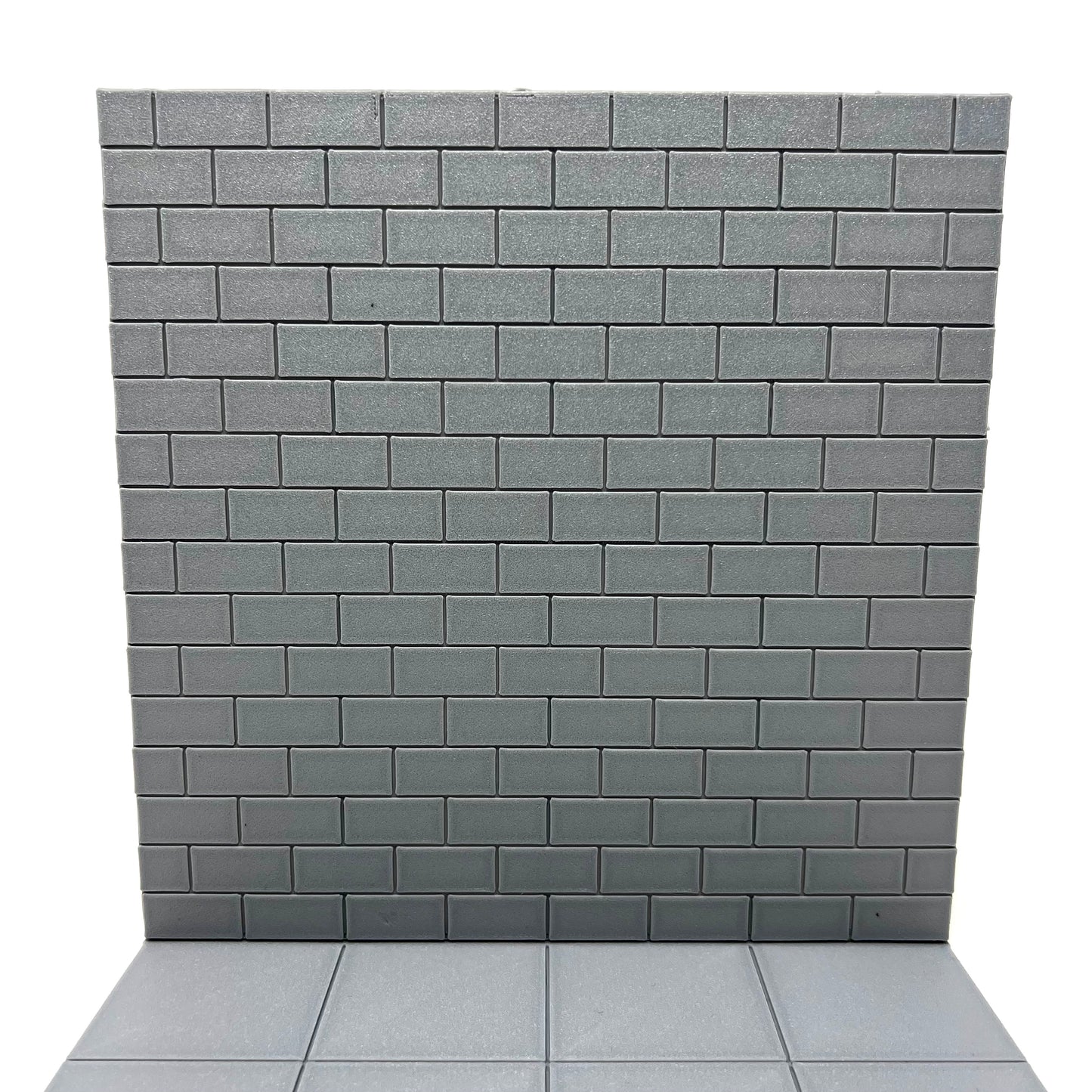 Diorama Exterior Brick Wall & Side Walk Graffiti Art Figure Display