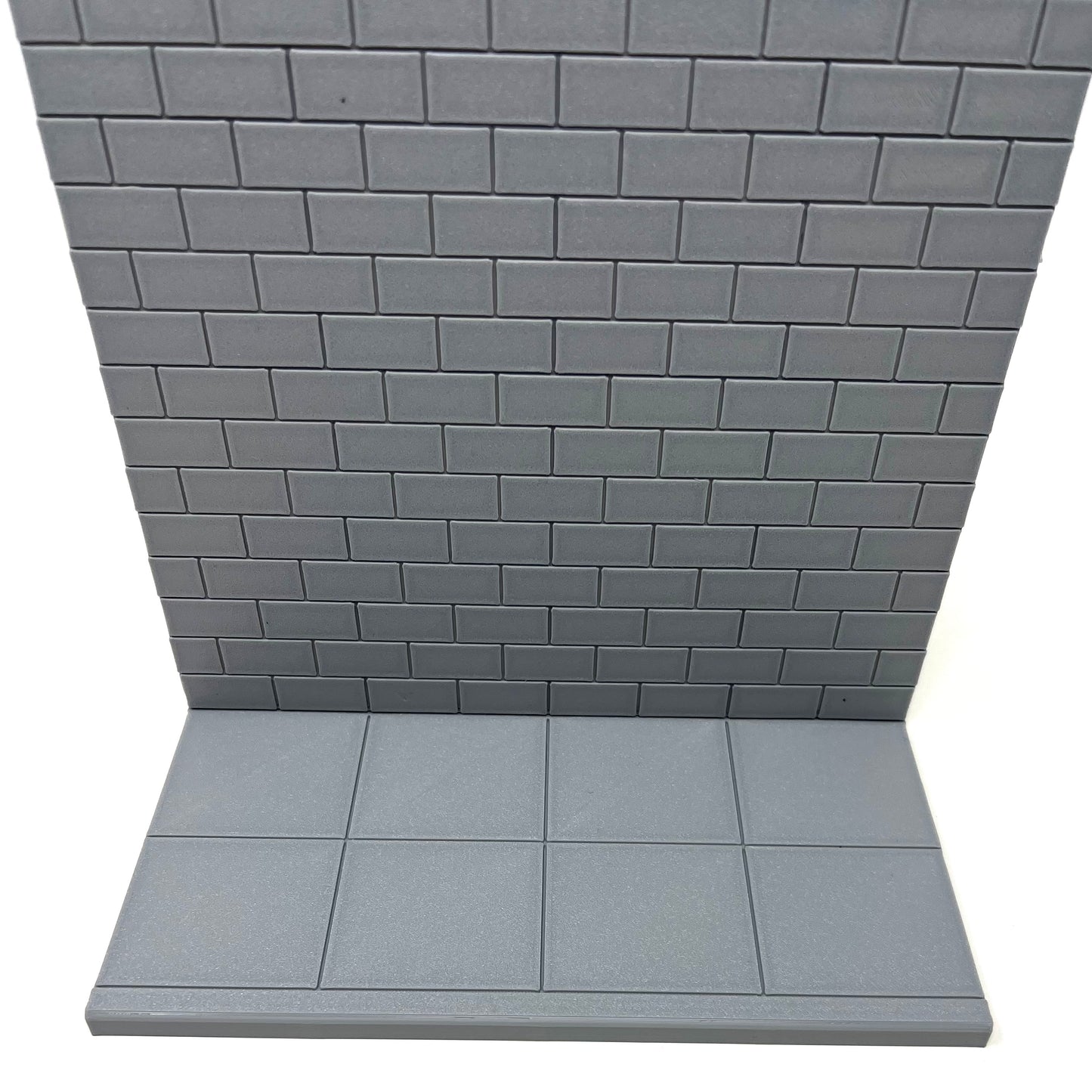 Diorama Exterior Brick Wall & Side Walk Graffiti Art Figure Display