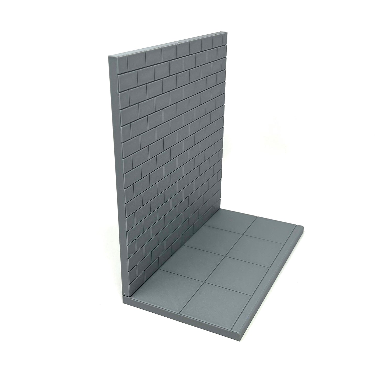 Diorama Exterior Brick Wall & Side Walk Graffiti Art Figure Display