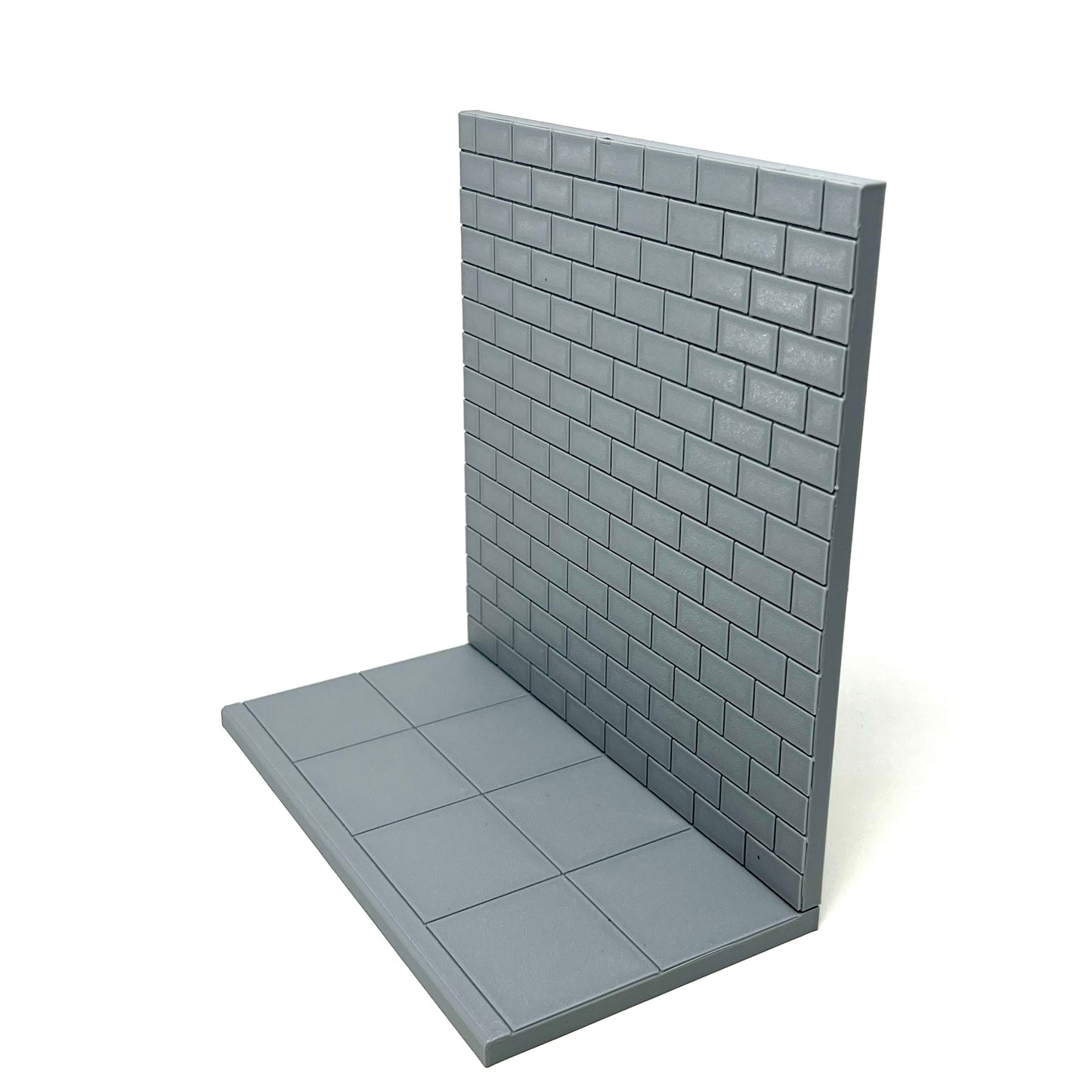 Diorama Exterior Brick Wall & Side Walk Graffiti Art Figure Display
