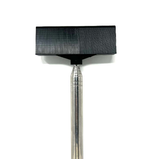 Amaroids Retractable Extendable 4" Base Sticker Pole Extends 119" Inch Long