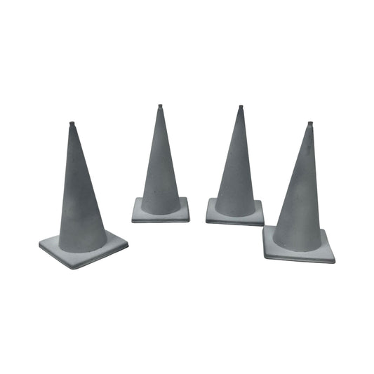 1/12 Scale Diorama Street Traffic Cones Graffiti Street Art Set Of 4