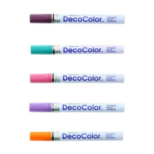 DecoColor Paint Marker Broad Point Oil Base Multi Surface Art Paint