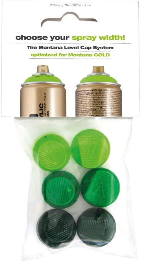 Montana Cans Montana GOLD Level 1-6 Green Capset Spray Paint Cap