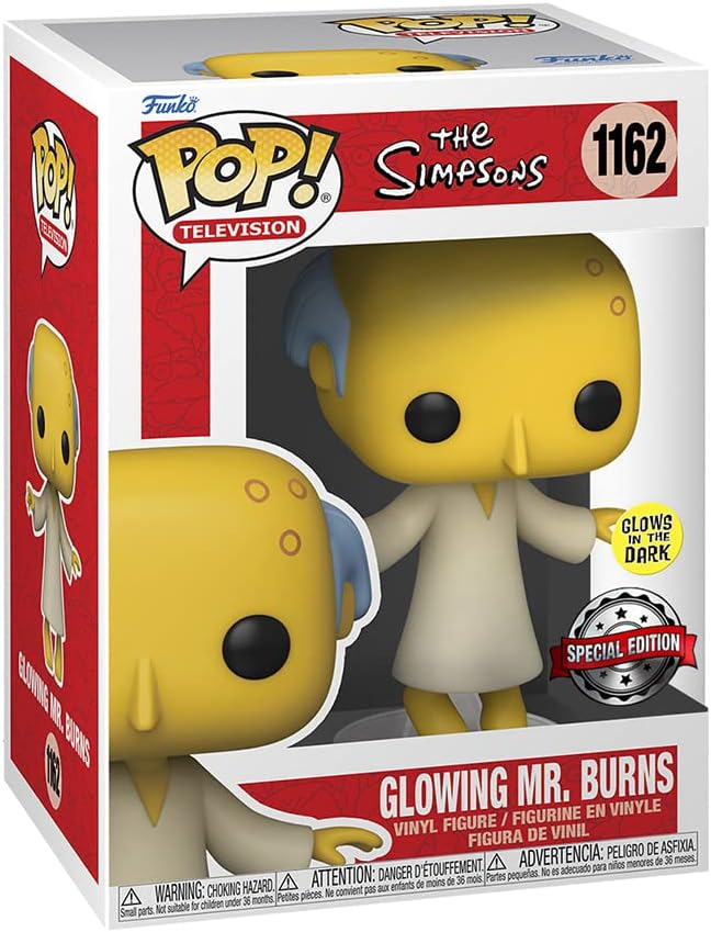 Funko Pop! Exclusive Glowing Mr. Burns Alien (The Simpsons)