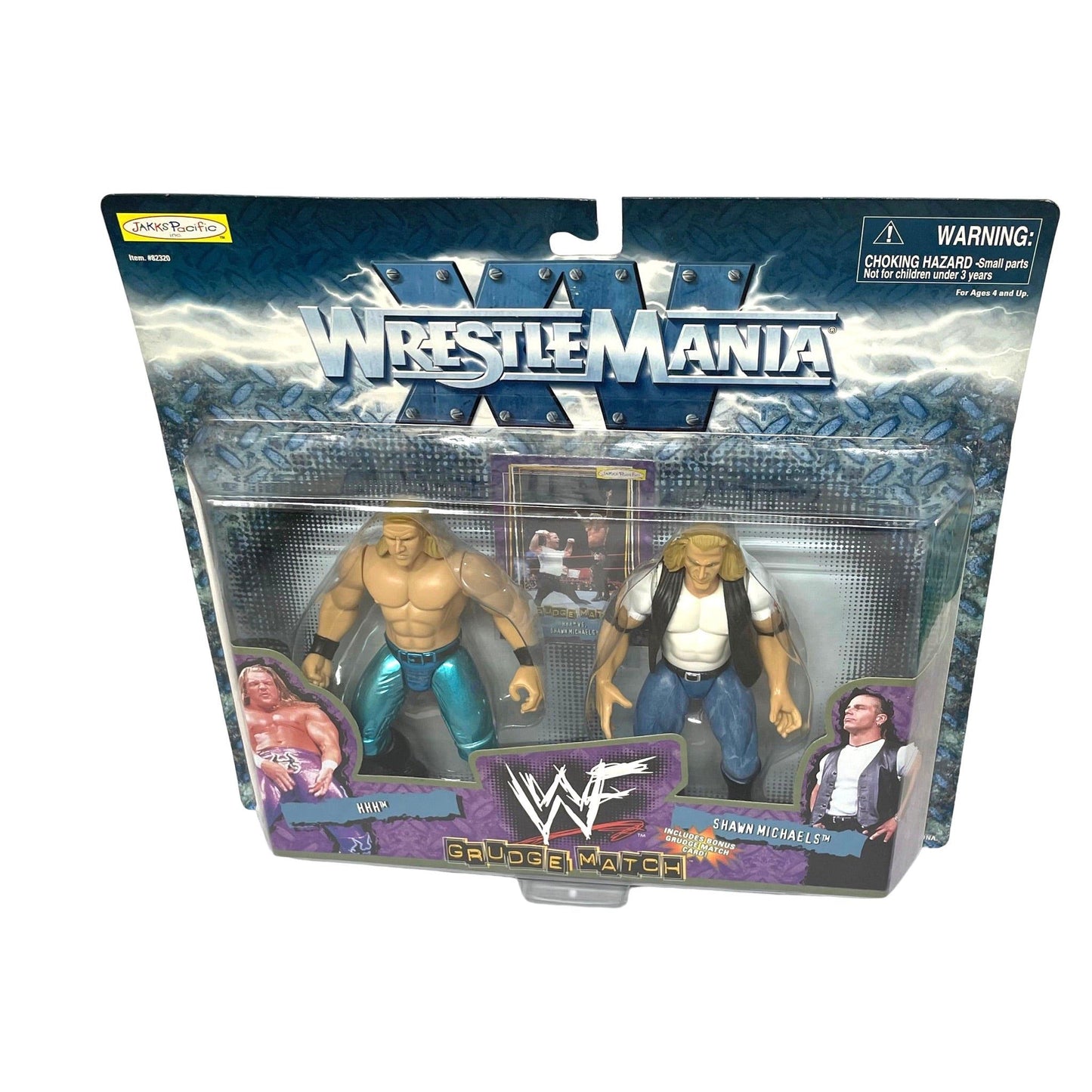 Jakks Pacific Wrestlemania Grudge Match HHH vs Shawn Michaels Action Figures