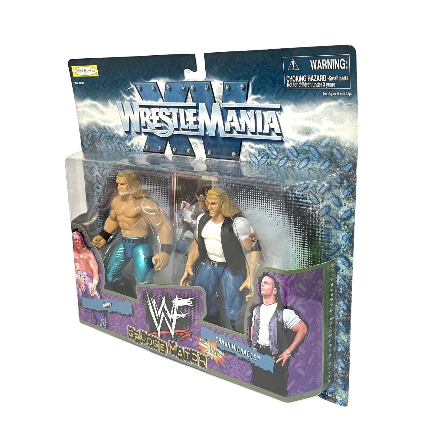 Jakks Pacific Wrestlemania Grudge Match HHH vs Shawn Michaels Action Figures