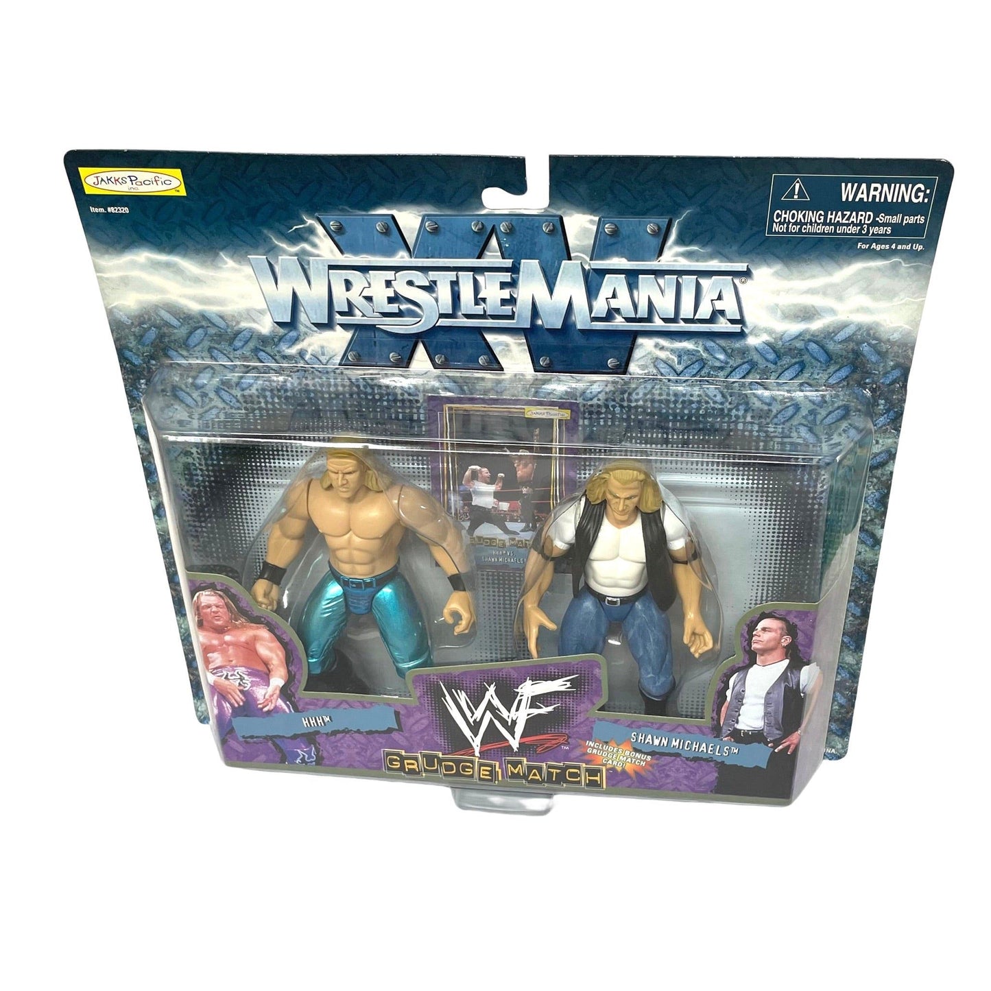 Jakks Pacific Wrestlemania Grudge Match HHH vs Shawn Michaels Action Figures