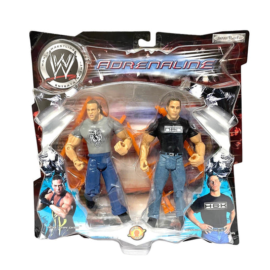 WWE Adrenaline - HBK Shawn Michaels & RVD Rob Van Dam - Wrestling Figures