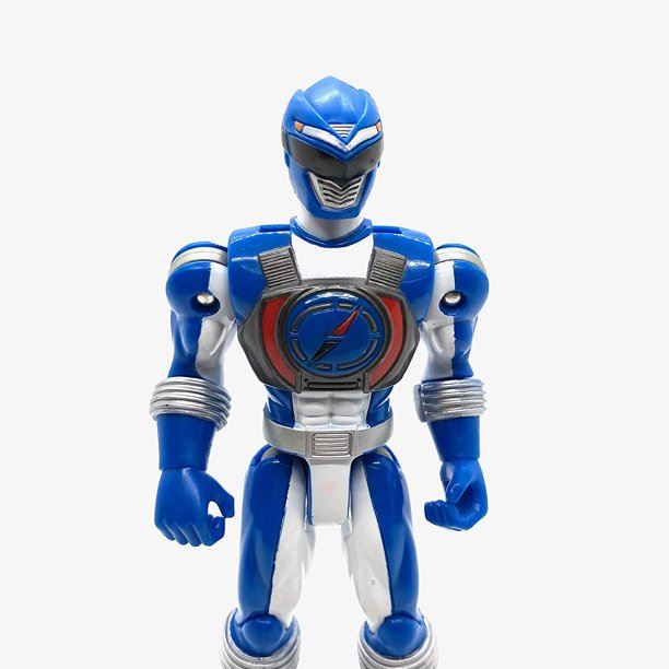 2006 Power Ranger Overdrive Blue Ranger 5.5 inch Loose Figure