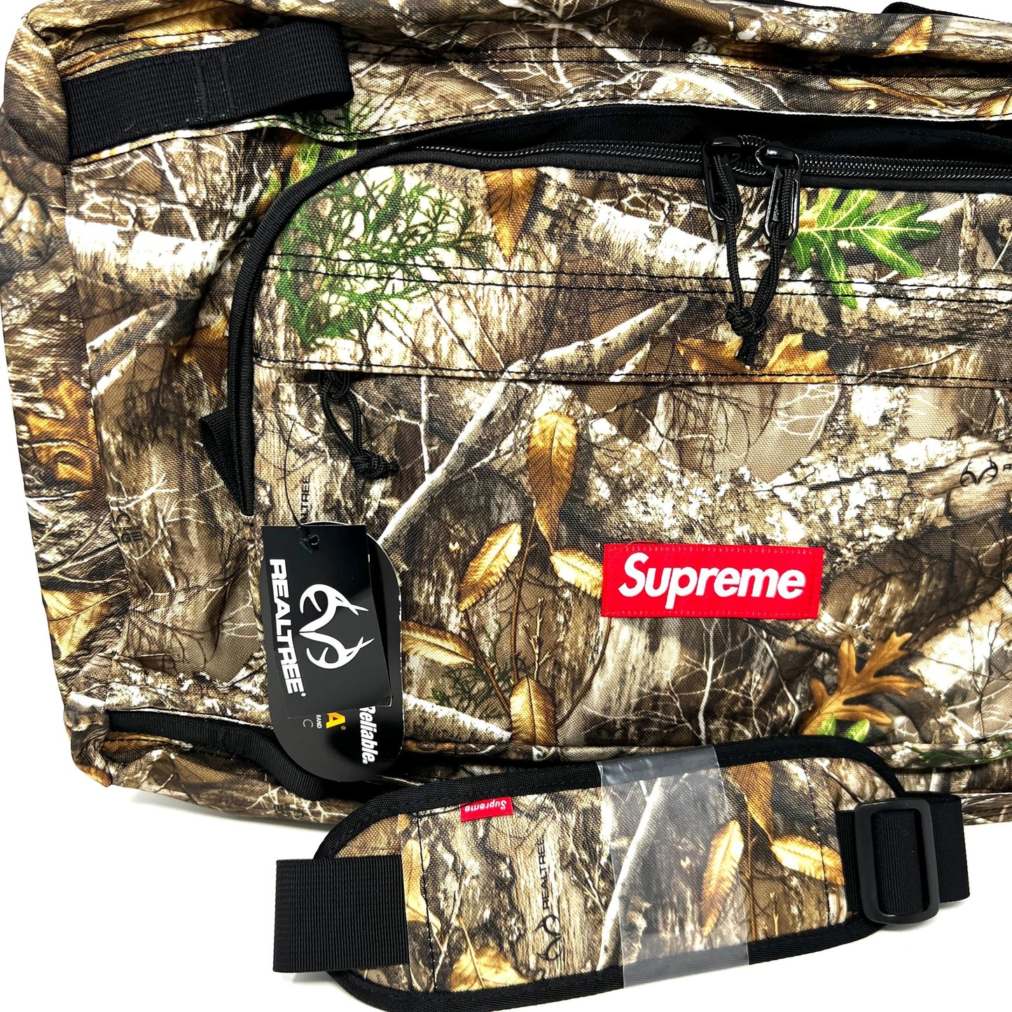 Supreme Real Tree Camo Box Logo Duffle Bag Carry On FW19