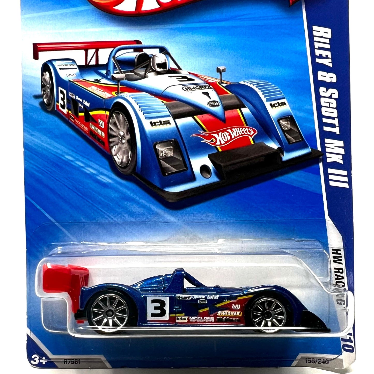 2010 Hot Wheels HW Racing Riley & Scott MK III