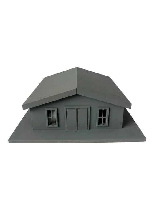 Diorama 1:64 Scale 3-D Printed single-story house