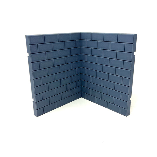 Diorama Stackable Extendable Brick Wall Corner