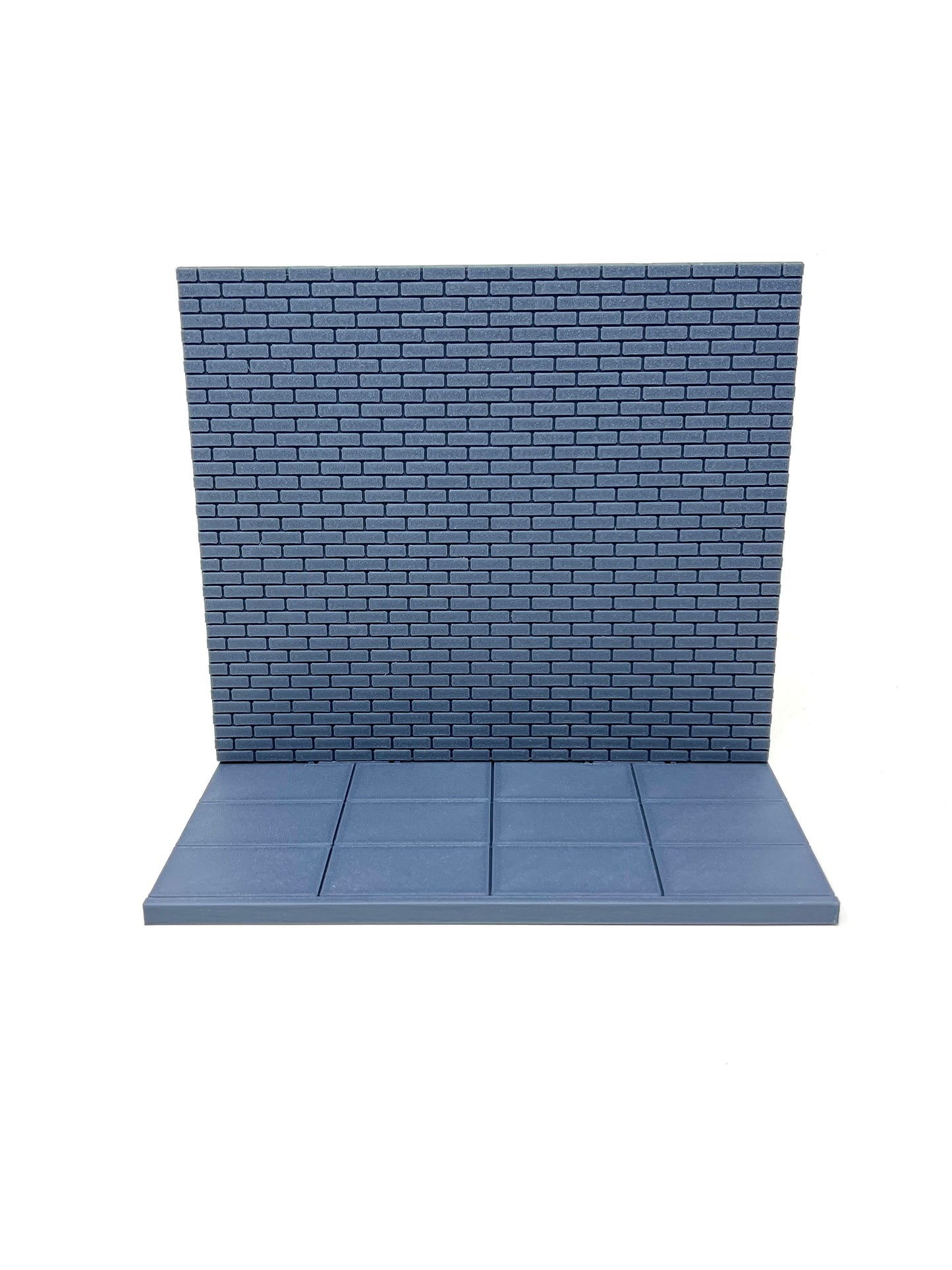 1/18 Scale Diorama Stackable Extendable Brick Wall & Sidewalk