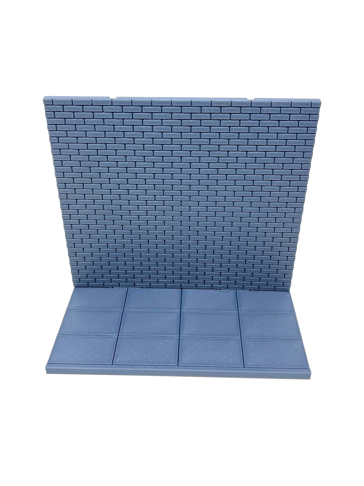 1/18 Scale Diorama Stackable Extendable Brick Wall & Sidewalk