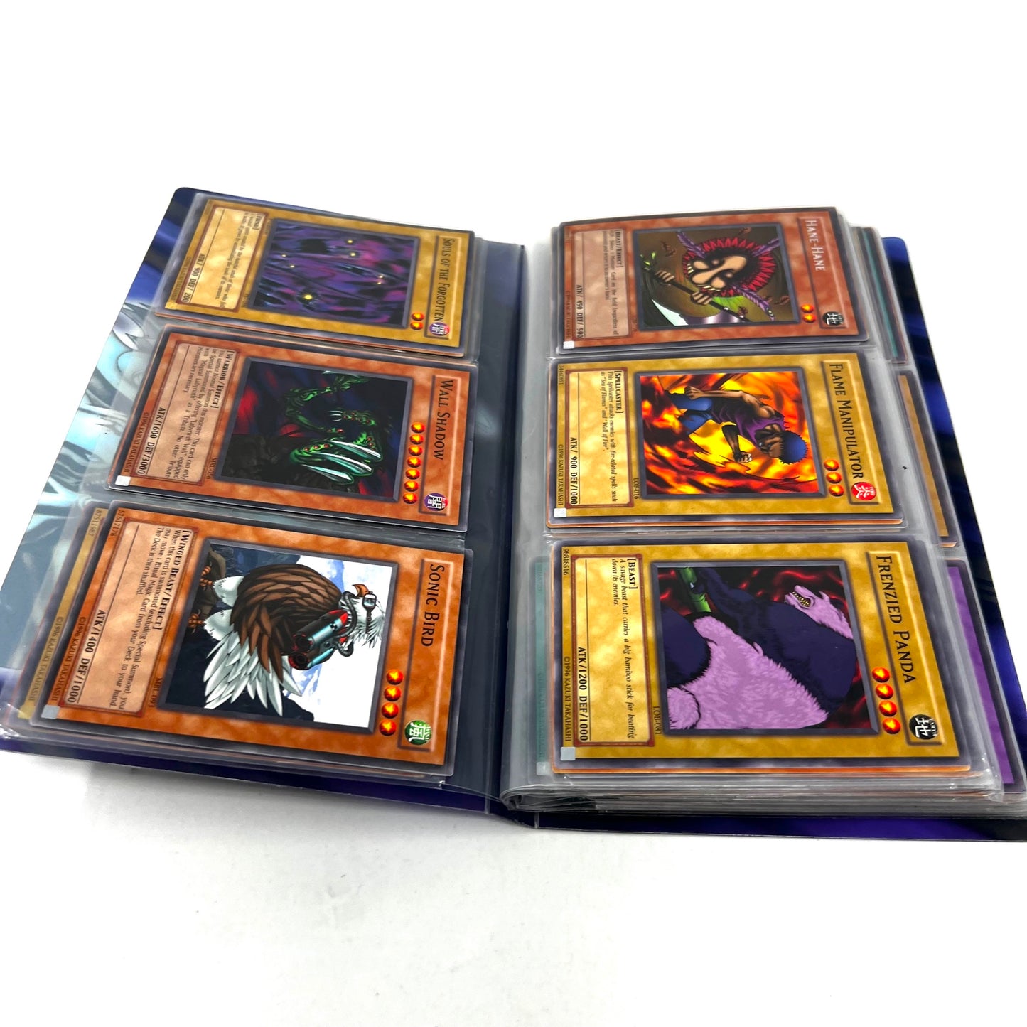 Konami Yugioh Yu-Gi-Oh 118 Trading Card Lot With Album