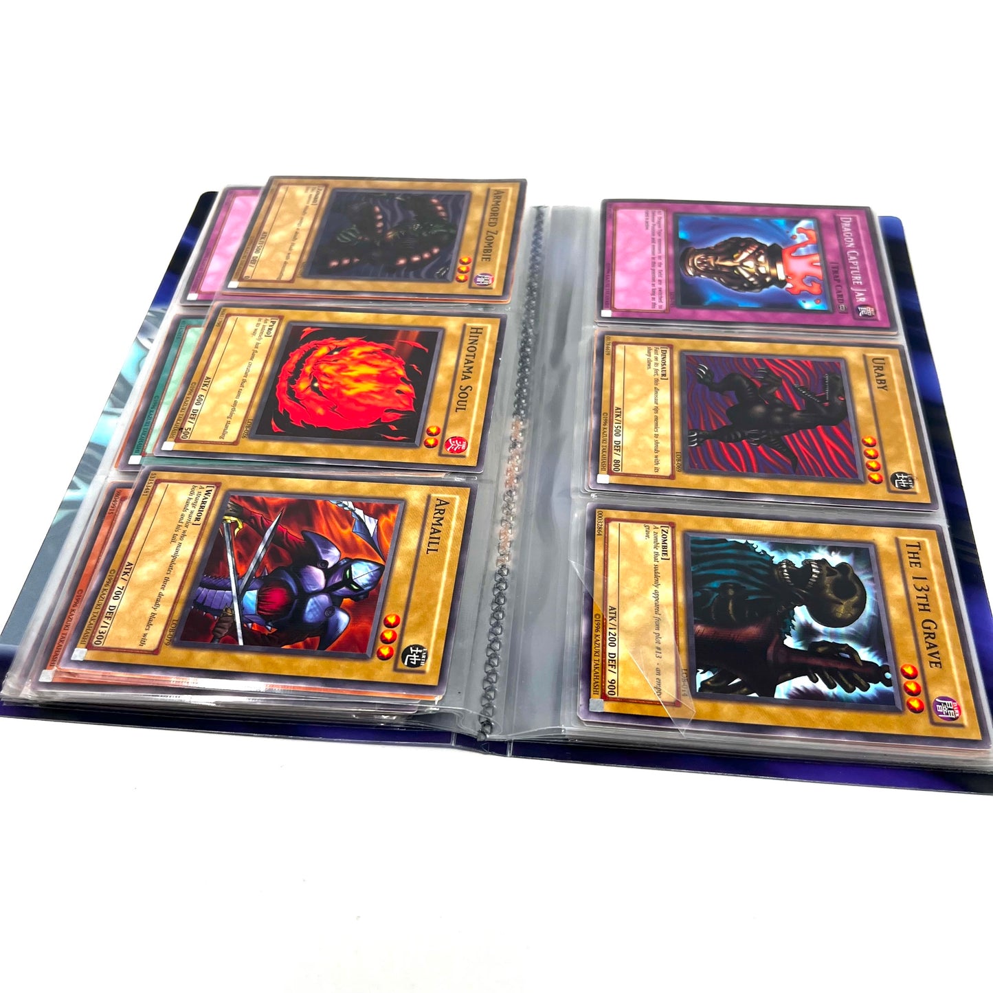 Konami Yugioh Yu-Gi-Oh 118 Trading Card Lot With Album