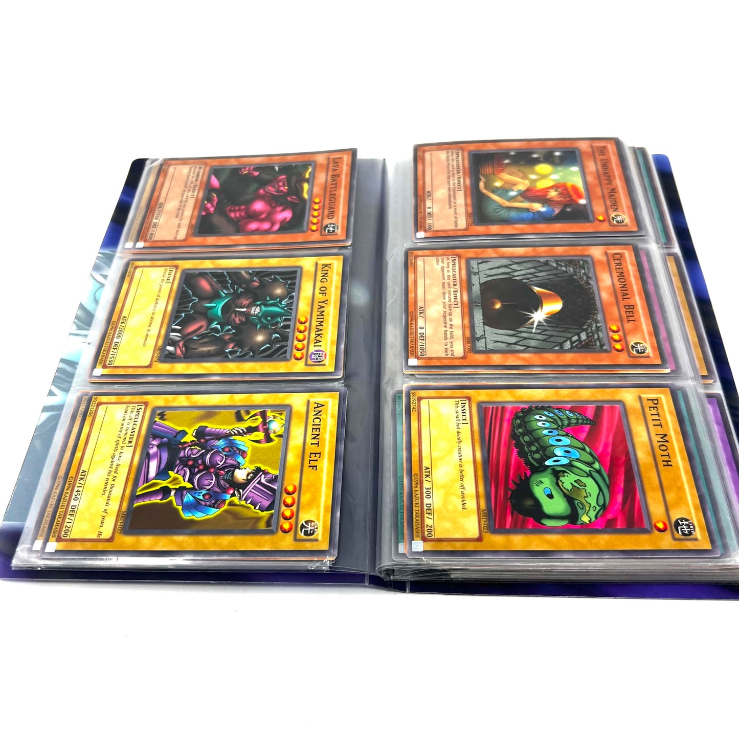 Konami Yugioh Yu-Gi-Oh 118 Trading Card Lot With Album