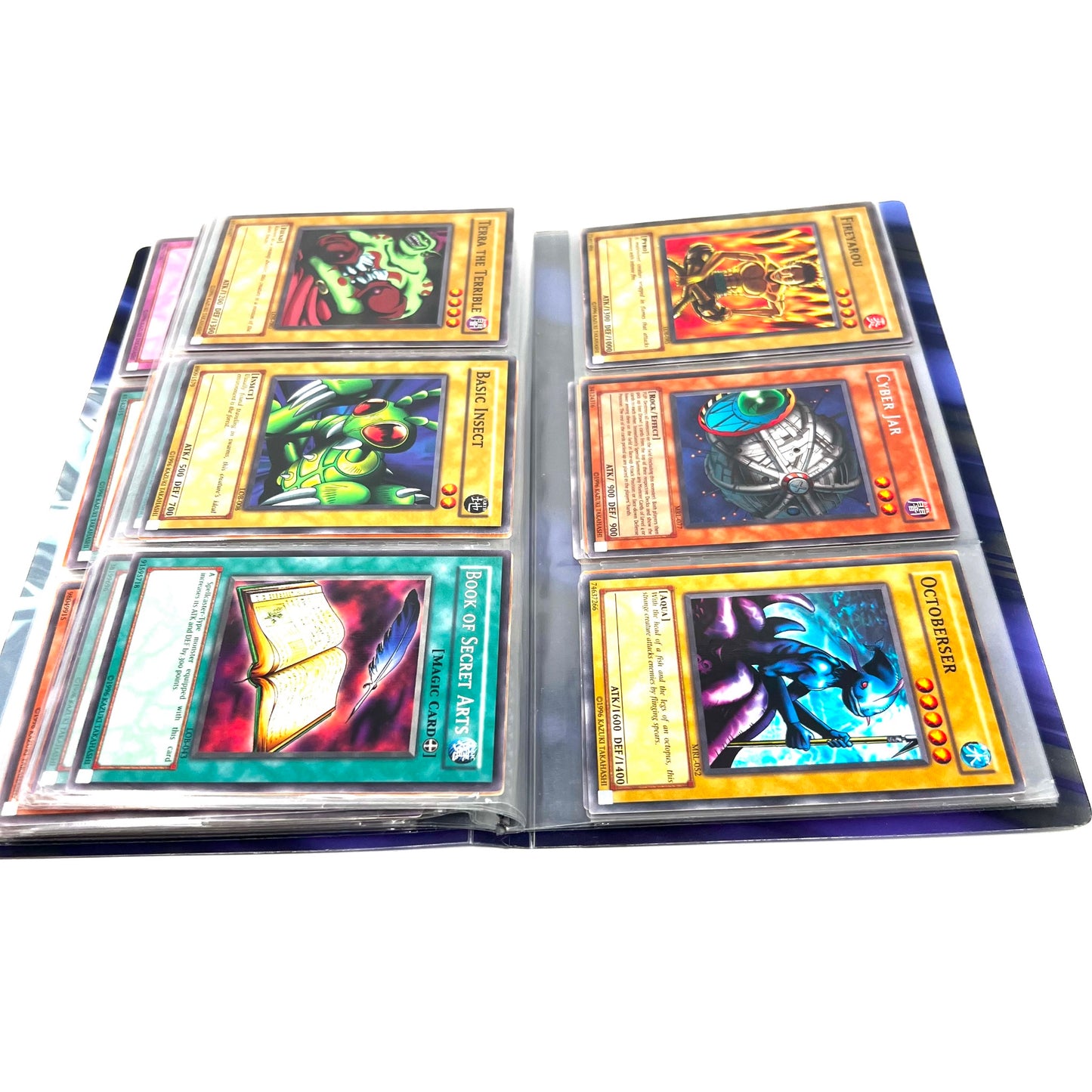 Konami Yugioh Yu-Gi-Oh 118 Trading Card Lot With Album