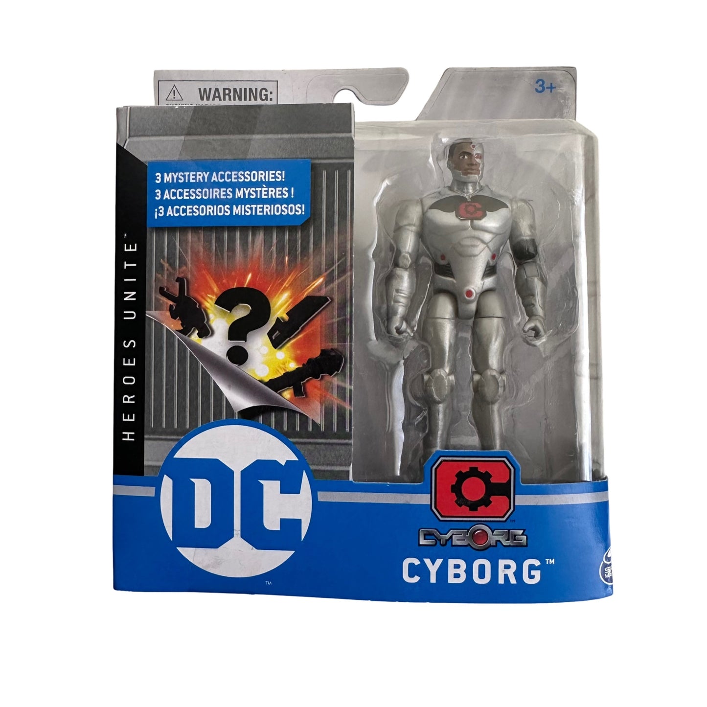 DC Comics Heroes Unite Cyborg 4" Action Figure w Accessories by Spin Master