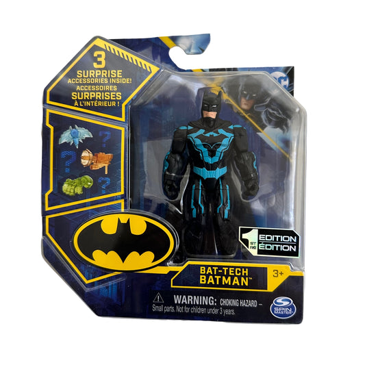 DC Comics Bat-Tech Batman 1st Edition 4" Action Figure w Accessories