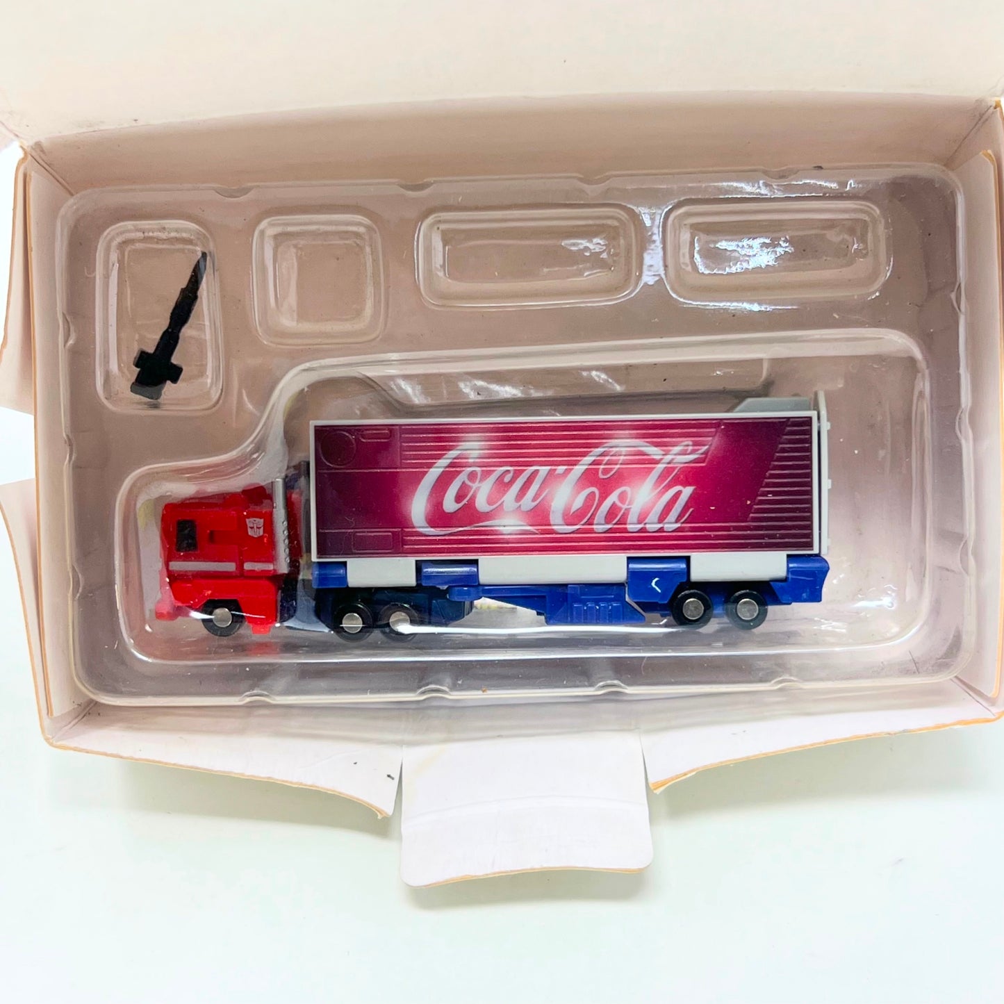 Takara World Smallest Transformers Optimus Prime Coca-Cola Hauler Action Figure