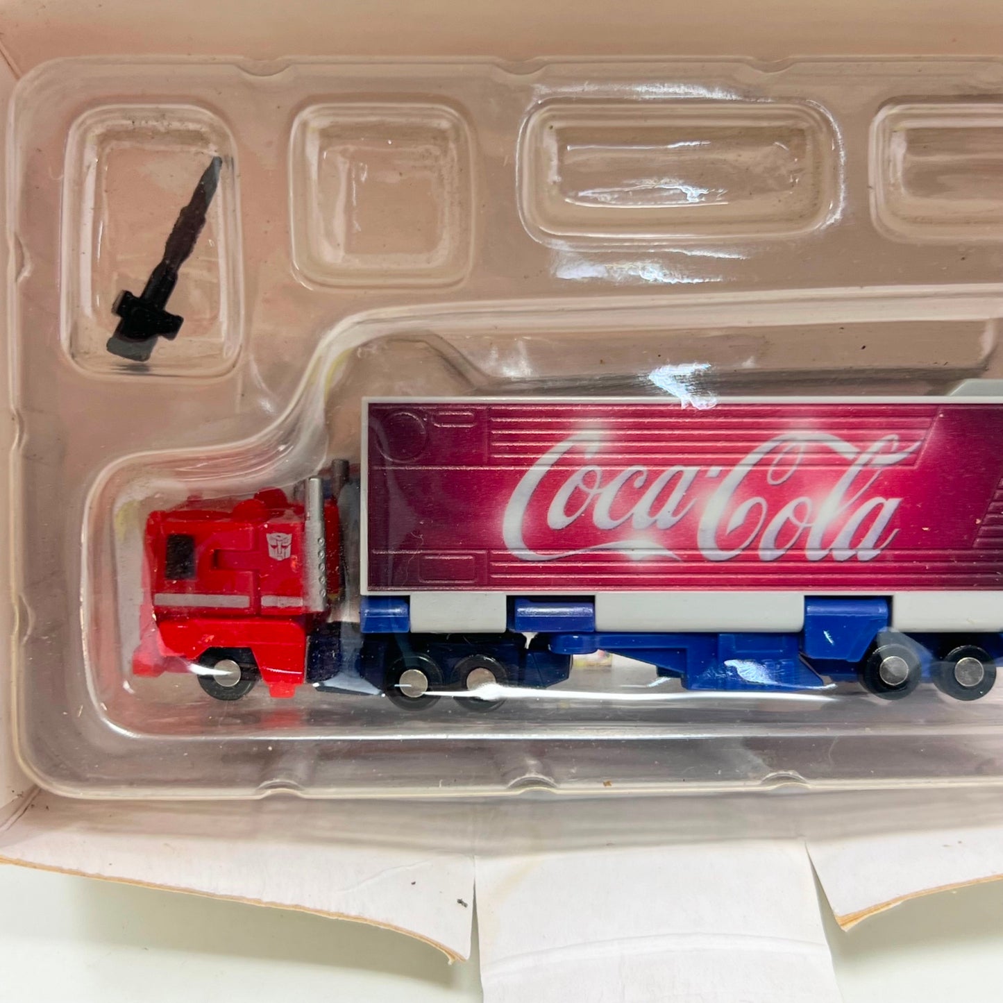 Takara World Smallest Transformers Optimus Prime Coca-Cola Hauler Action Figure