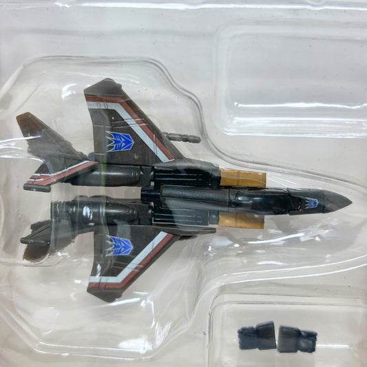 Takara World Smallest Transformers Black Starscream Palne Action Figure