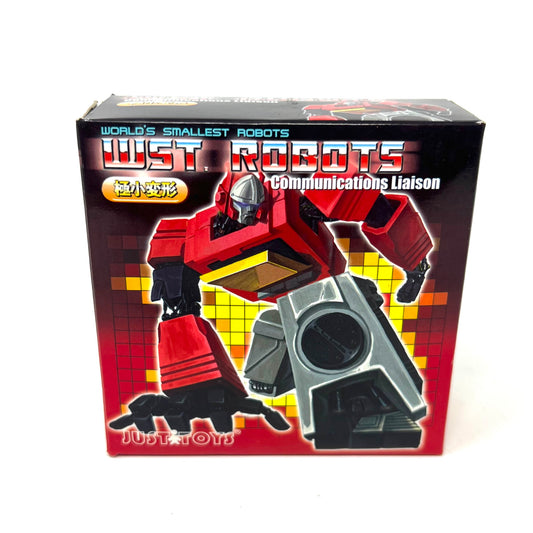 JustiToys World Smallest Transformers Robots Communications Liaiso Action Figure