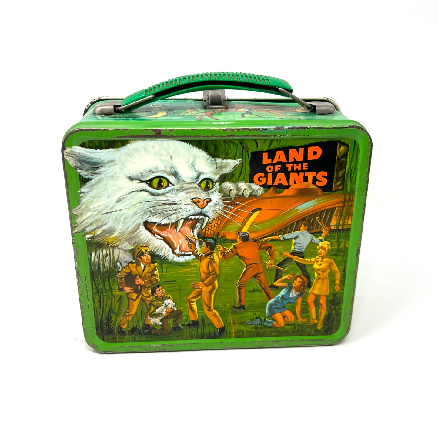 Vintage 1968 Land Of The Giants Metal Lunchbox Metal Lunch Box Autograph 3 times