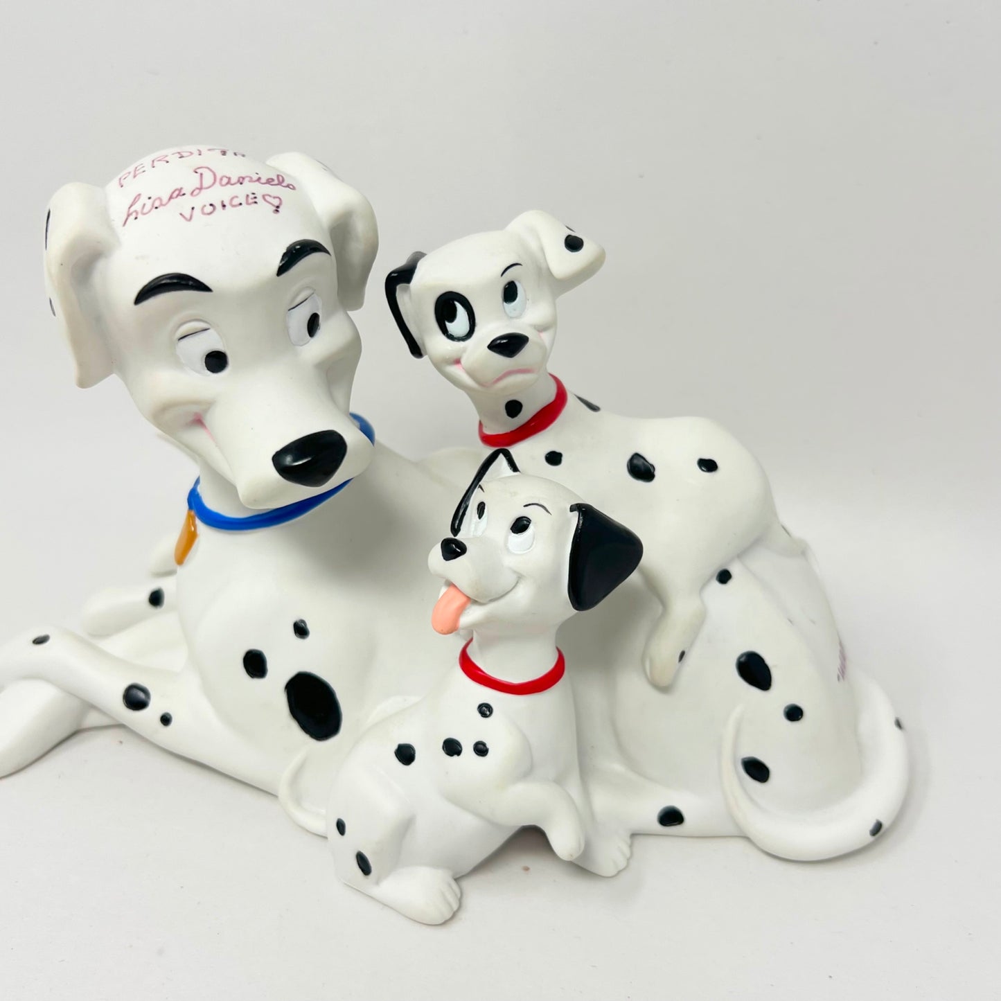 Vintage Disney 101 Dalmations Piggy Bank Lisa Daniels Autographed Perdita Voice