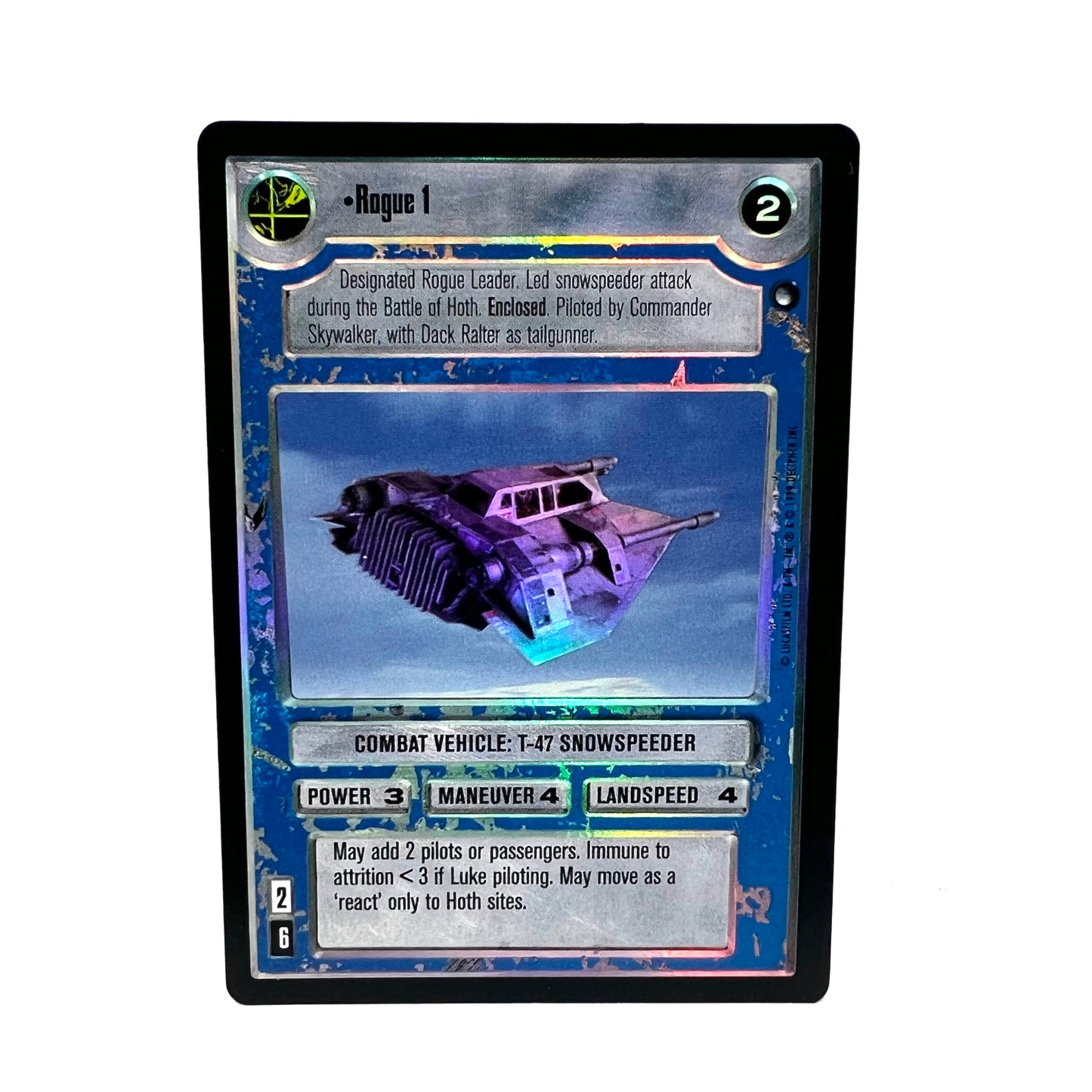 1999 Decipher Star Wars Rogue 1 Foil Collectible Trading Card