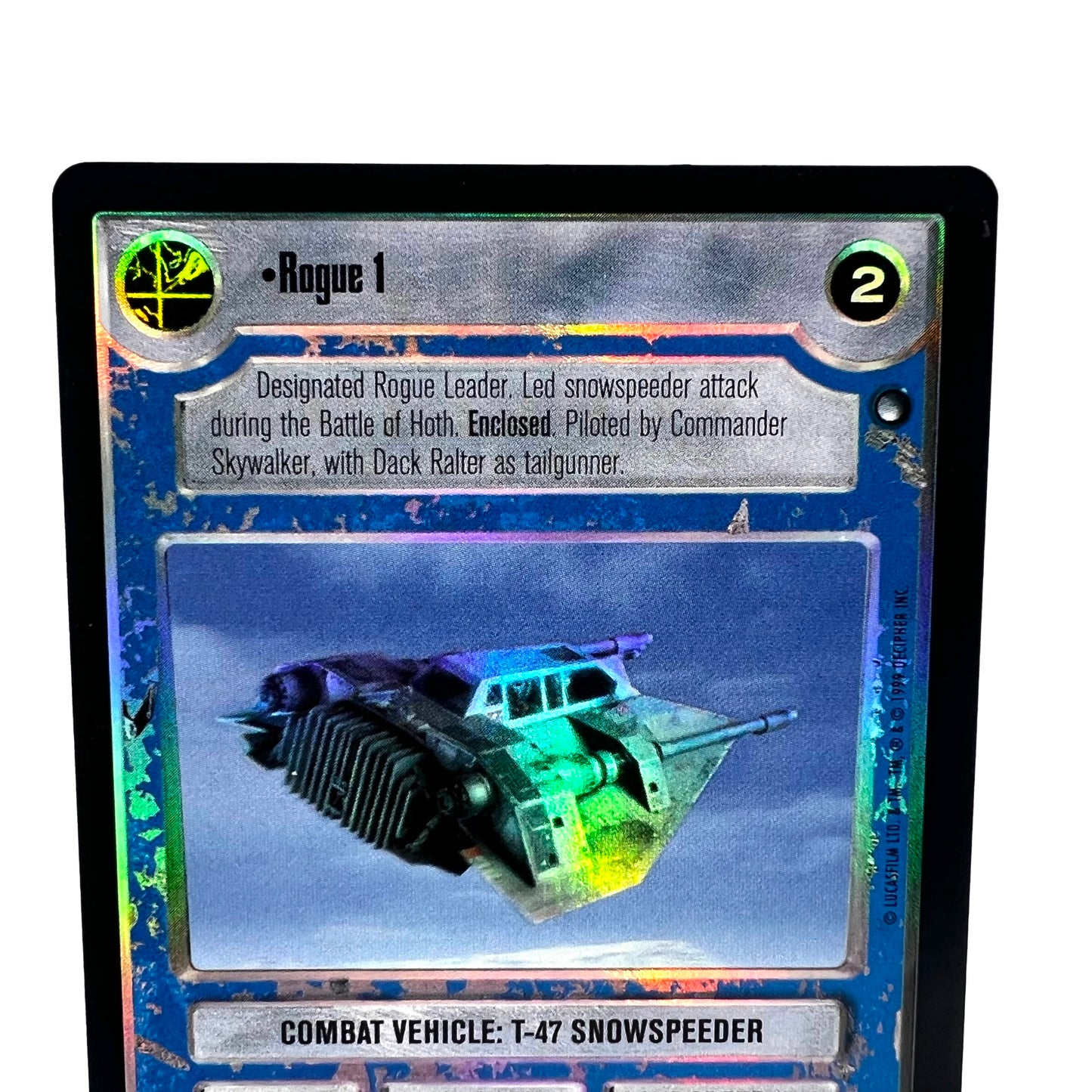 1999 Decipher Star Wars Rogue 1 Foil Collectible Trading Card