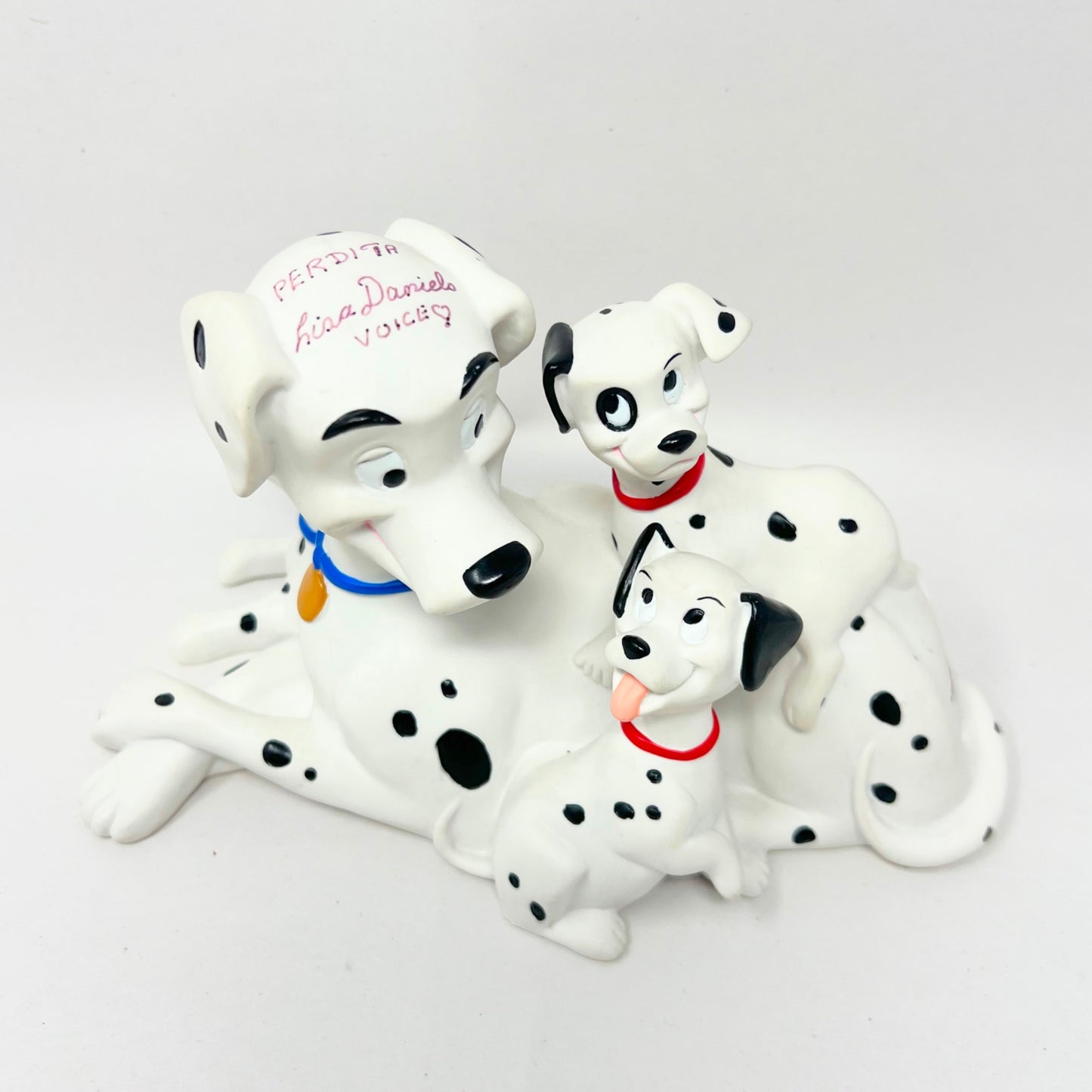 Vintage Disney 101 Dalmations Piggy Bank Lisa Daniels Autographed Perdita Voice