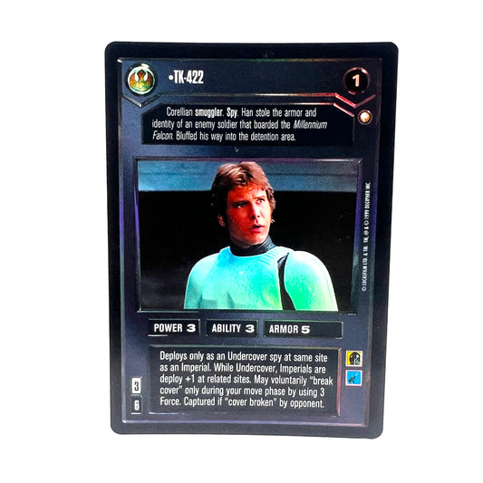 1999 Decipher Star Wars TK-422 Foil Collectible Trading Card