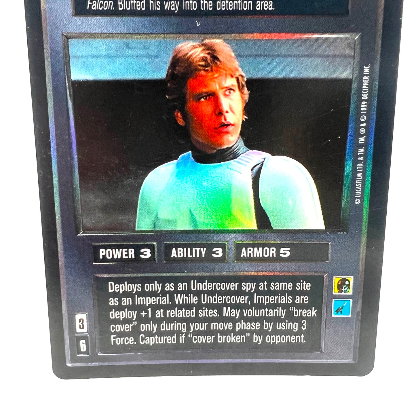 1999 Decipher Star Wars TK-422 Foil Collectible Trading Card