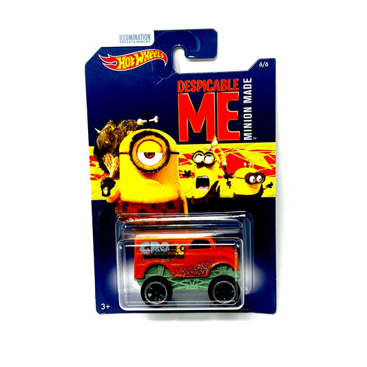 2017 Hot Wheels Despicable Me Minion Made Monster Dairy Delivery Vehicle