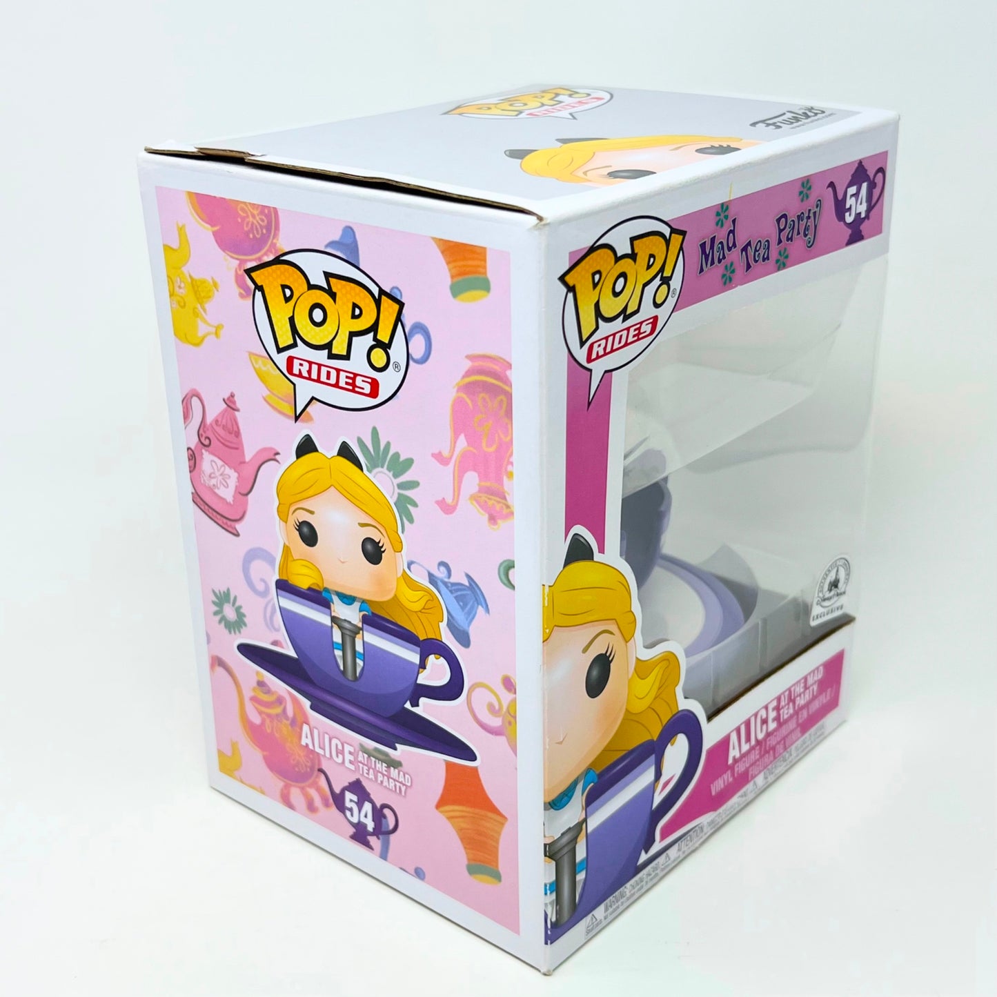 Funko Pop Rides MadTea Party 54 Alice at the Mad Tea Party Disney Exclusive