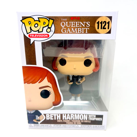 Funko Pop THe Queens's Gambit Beth Harmon With Trophies Vinyl Figure