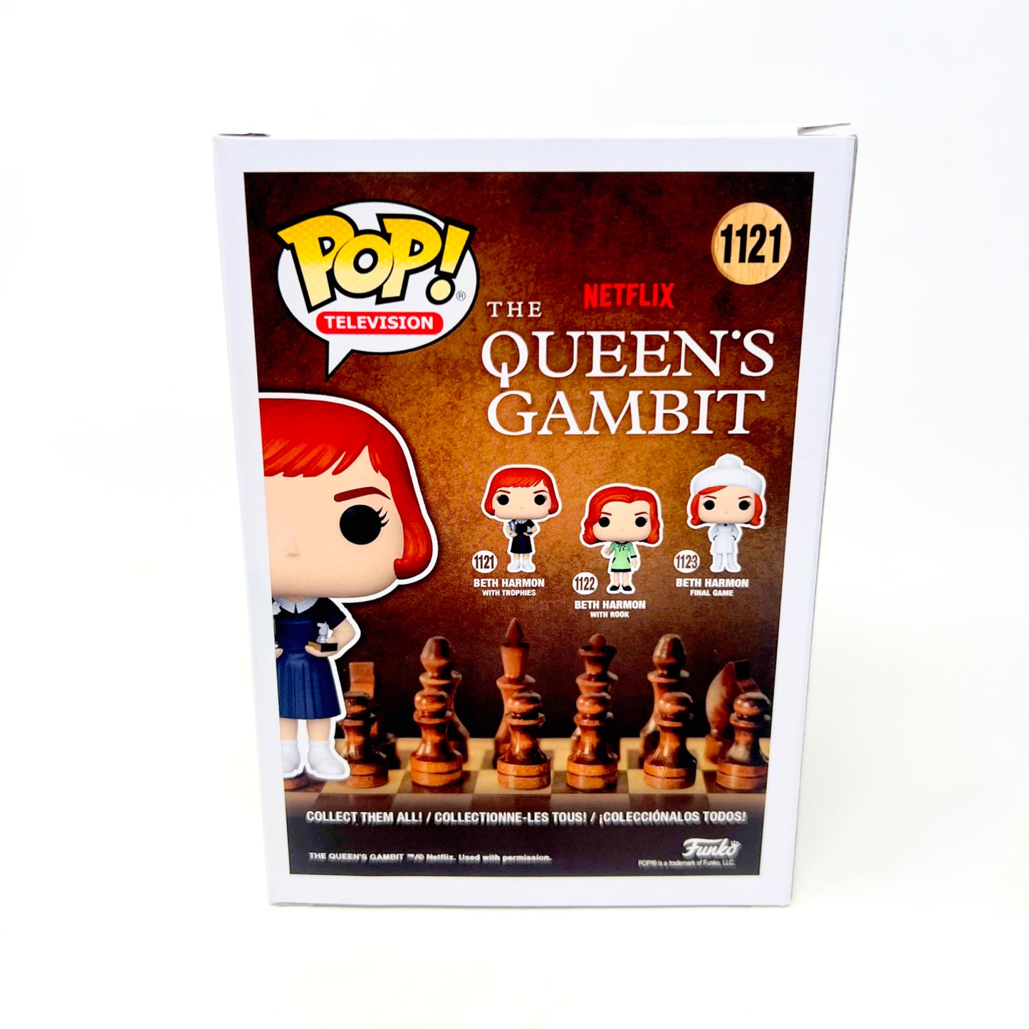 Funko Pop THe Queens's Gambit Beth Harmon With Trophies Vinyl Figure