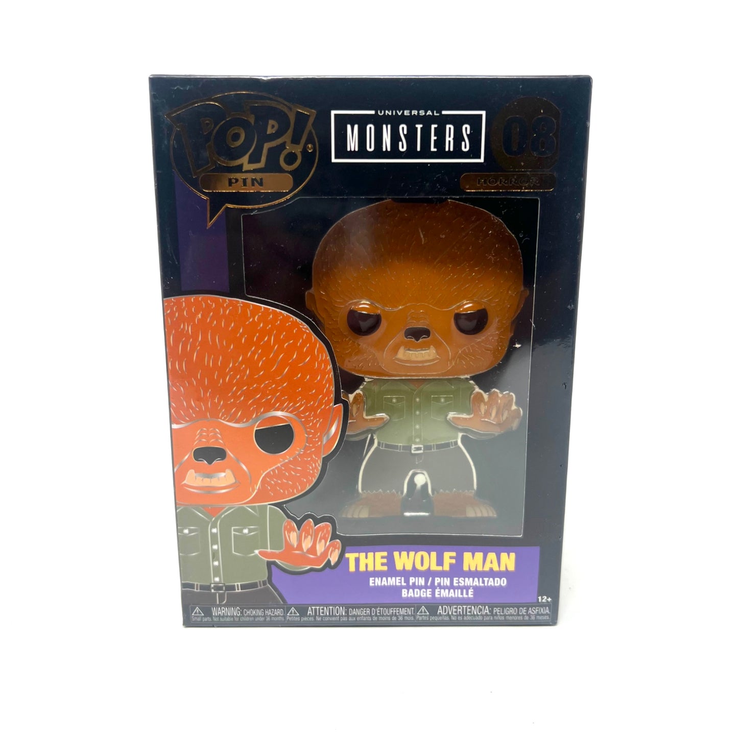 Funko Pop Pins Universal Monsters The Wolf Man Enamel Pin Horror Pin