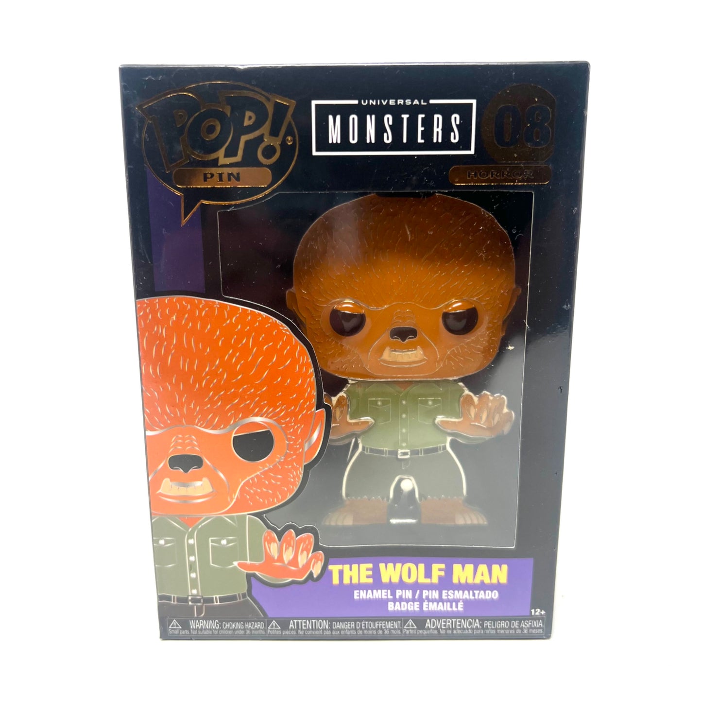 Funko Pop Pins Universal Monsters The Wolf Man Enamel Pin Horror Pin